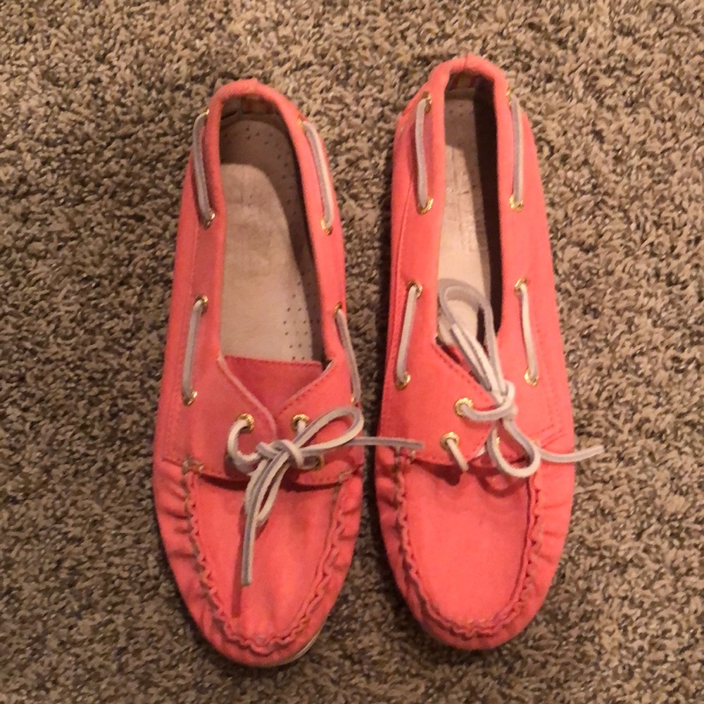 SPERRY TOPSIDER for Jcrew. Salmon color-women’s